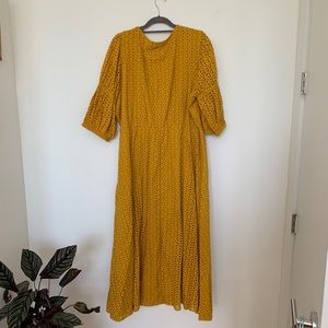 Eloquii Dresses - ELOQUII Yellow Eyelet Dress Eloquii Dresses - ELOQUII Yellow Eyelet Dress